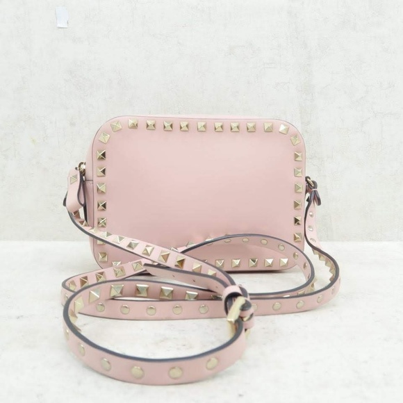 SOLD Valentino Blush Rockstud Camera Crossbody - Picture 7 of 8